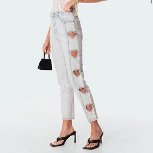 NWT Edikted For the Love Jeans
